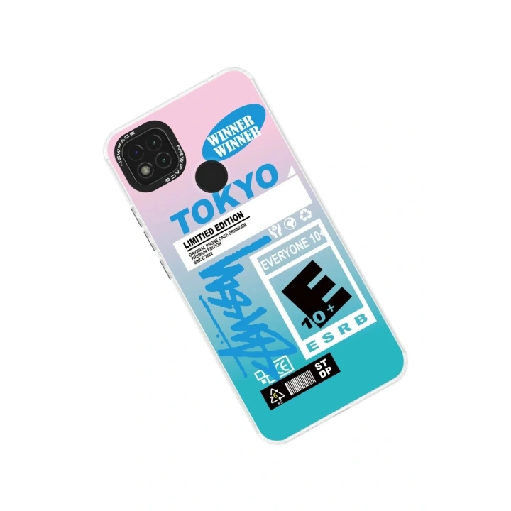 Mey İthalat®   Redmi 9C Kılıf Estoril Desenli Kapak - Estoril - 1