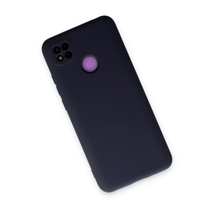 Mey İthalat®   Redmi 9C Kılıf Nano içi Kadife Silikon - Lacivert