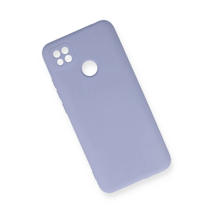 Mey İthalat®   Redmi 9C Kılıf Nano içi Kadife Silikon - Lila