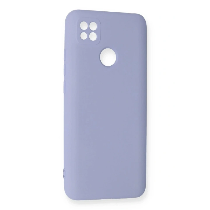 Mey İthalat®   Redmi 9C Kılıf Nano içi Kadife Silikon - Lila