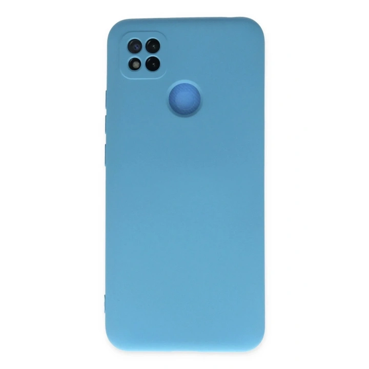 Mey İthalat®   Redmi 9C Kılıf Nano içi Kadife Silikon - Mavi