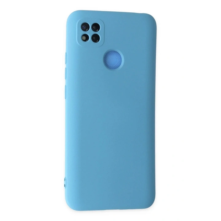 Mey İthalat®   Redmi 9C Kılıf Nano içi Kadife Silikon - Mavi
