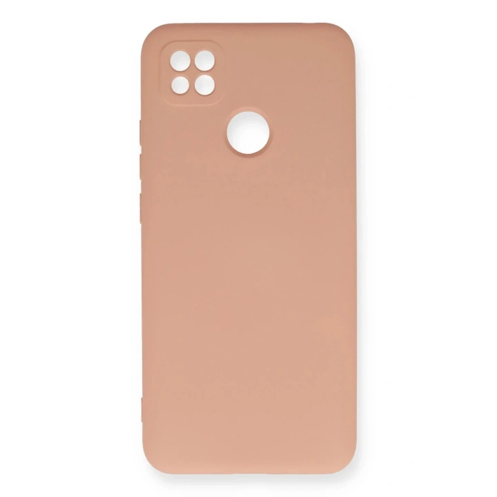 Mey İthalat®   Redmi 9C Kılıf Nano içi Kadife Silikon - Pudra