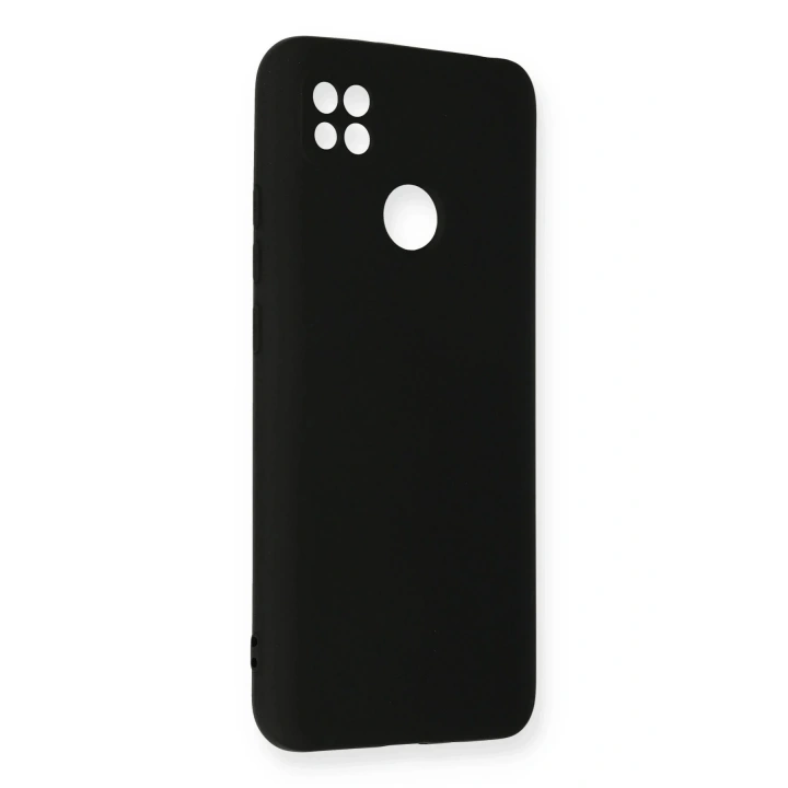 Mey İthalat®   Redmi 9C Kılıf Nano içi Kadife Silikon - Siyah