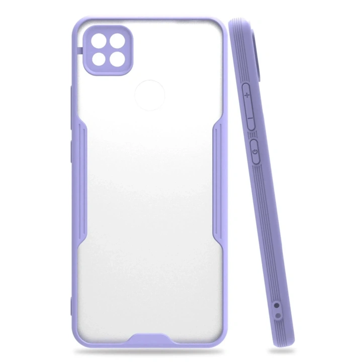 Mey İthalat®   Redmi 9C Kılıf Platin Silikon - Lila