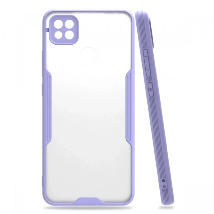 Mey İthalat®   Redmi 9C Kılıf Platin Silikon - Lila