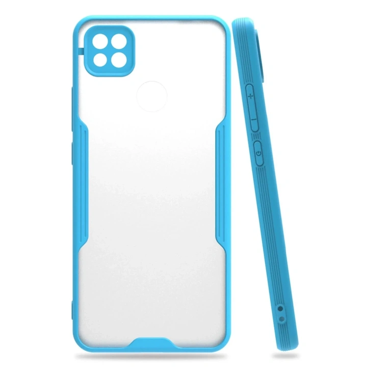 Mey İthalat®   Redmi 9C Kılıf Platin Silikon - Mavi