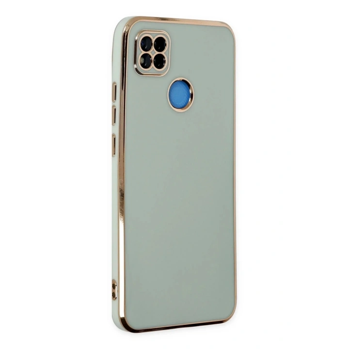 Mey İthalat®   Redmi 9C Kılıf Volet Silikon - Açık Yeşil
