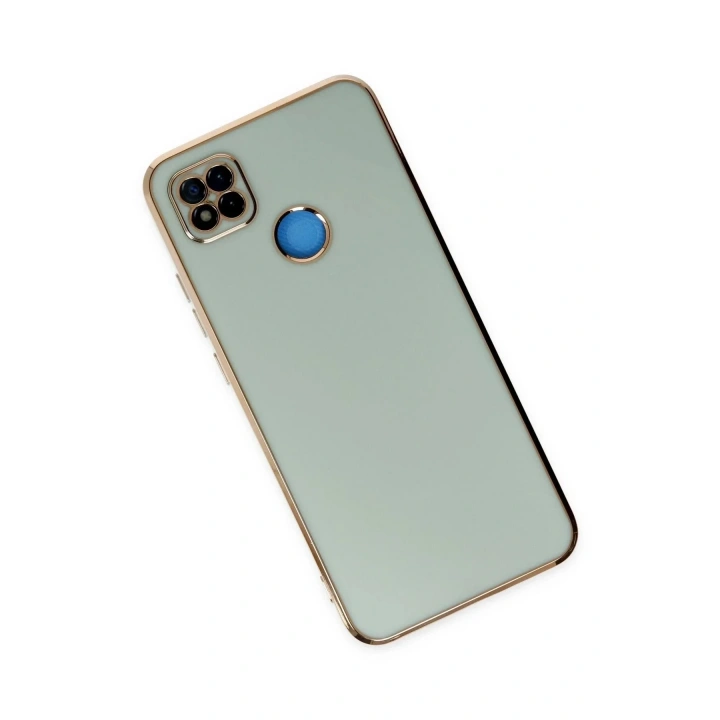 Mey İthalat®   Redmi 9C Kılıf Volet Silikon - Açık Yeşil