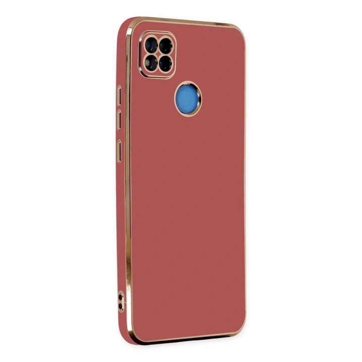 Mey İthalat®   Redmi 9C Kılıf Volet Silikon - Kırmızı