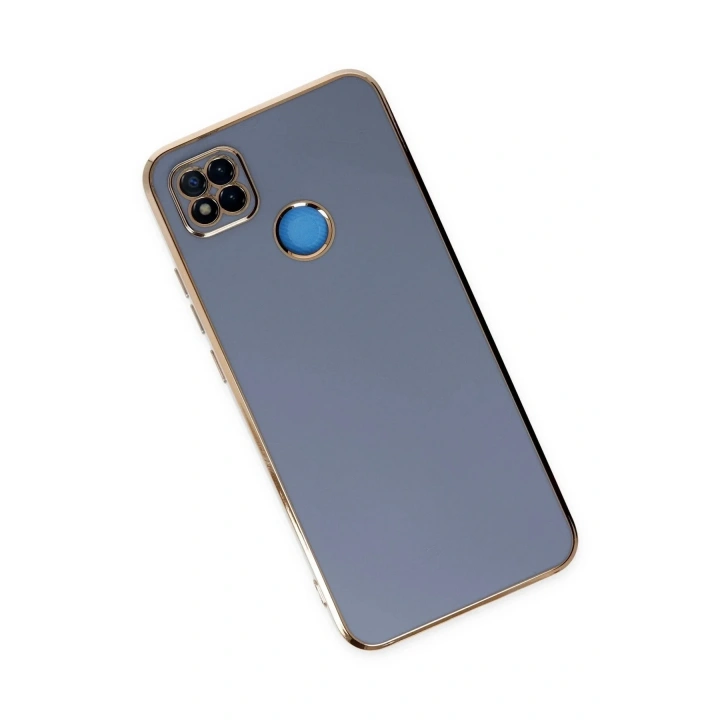 Mey İthalat®   Redmi 9C Kılıf Volet Silikon - Mavi