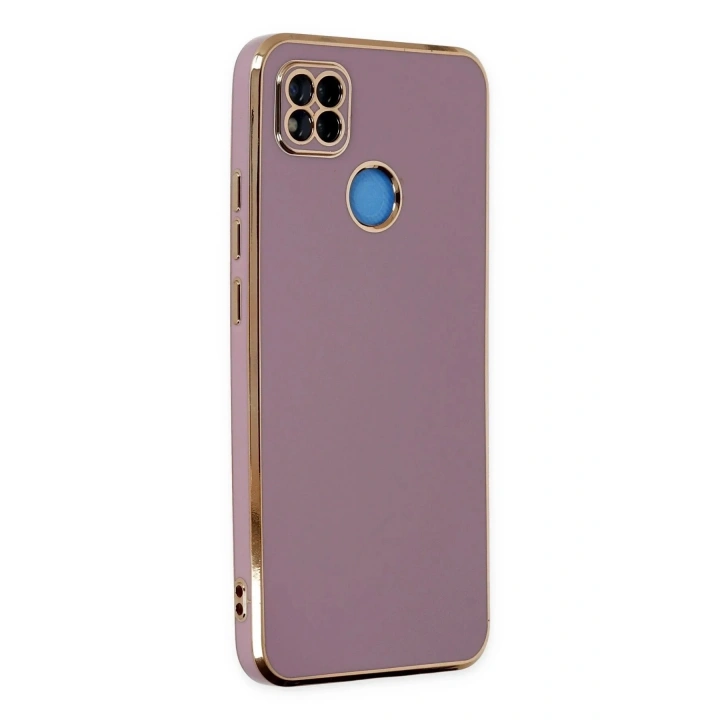 Mey İthalat®   Redmi 9C Kılıf Volet Silikon - Mor