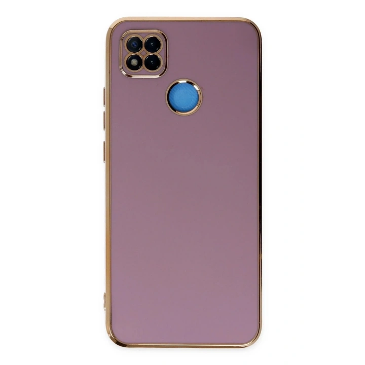 Mey İthalat®   Redmi 9C Kılıf Volet Silikon - Mor