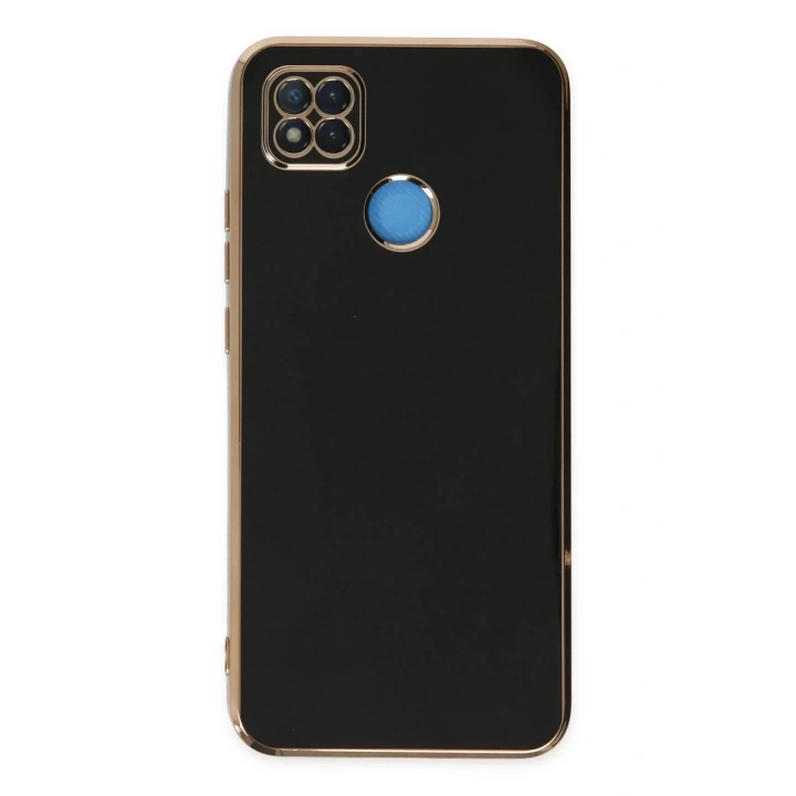 Mey İthalat®   Redmi 9C Kılıf Volet Silikon - Siyah
