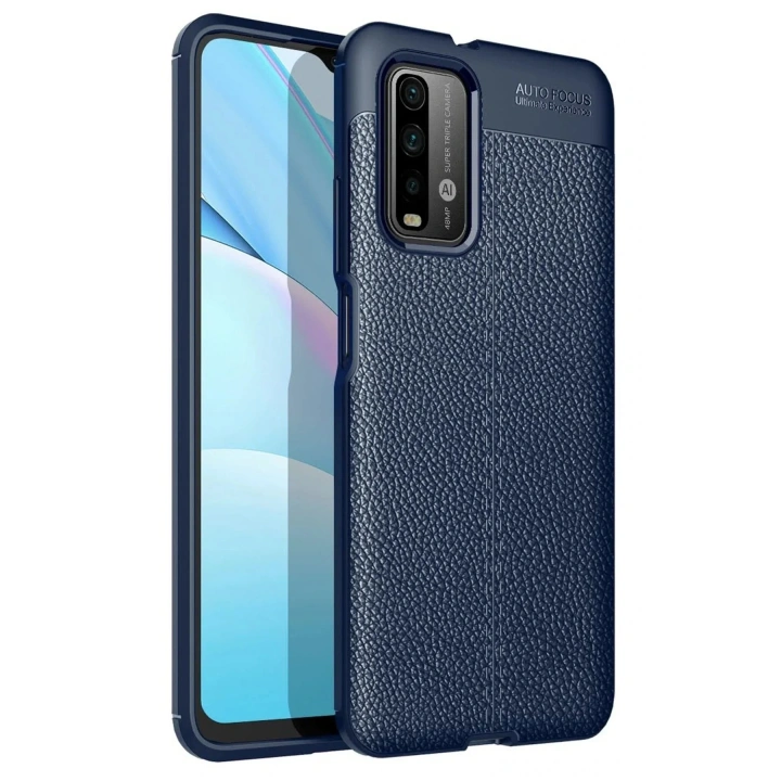 Mey İthalat®   Redmi 9T Kılıf Auto Focus Kapak - Lacivert