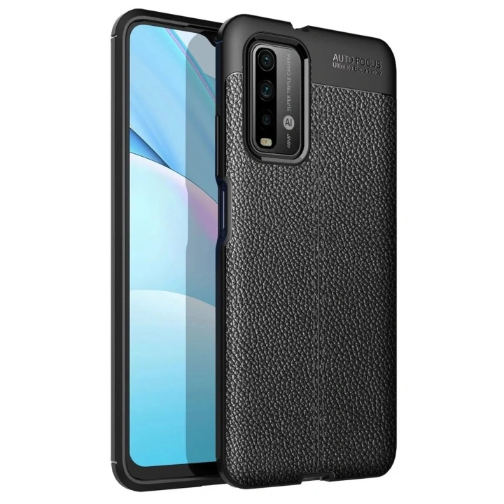 Mey İthalat®   Redmi 9T Kılıf Auto Focus Kapak - Siyah