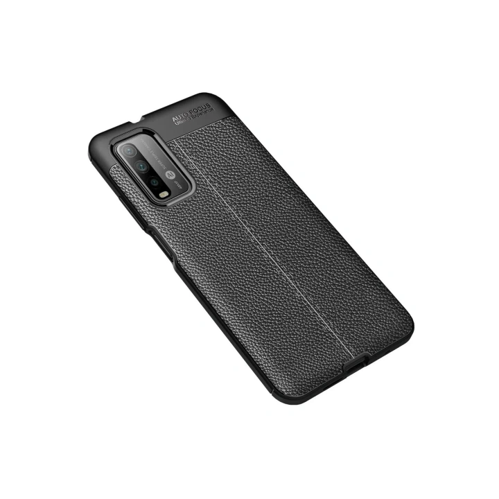 Mey İthalat®   Redmi 9T Kılıf Auto Focus Kapak - Siyah