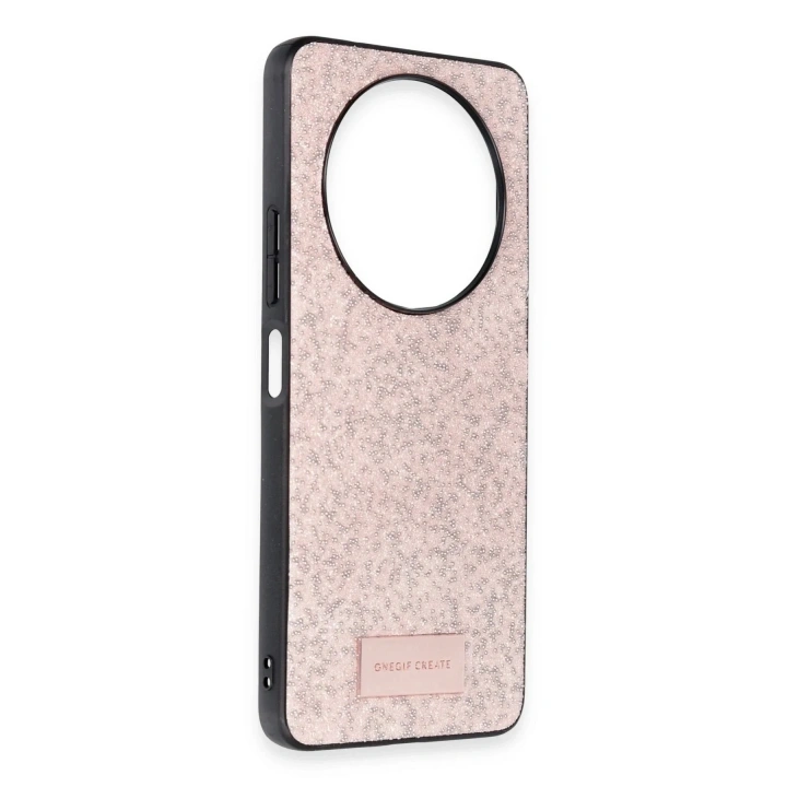 Mey İthalat®   Redmi A3 4G Bright Simli Kapak - Pembe