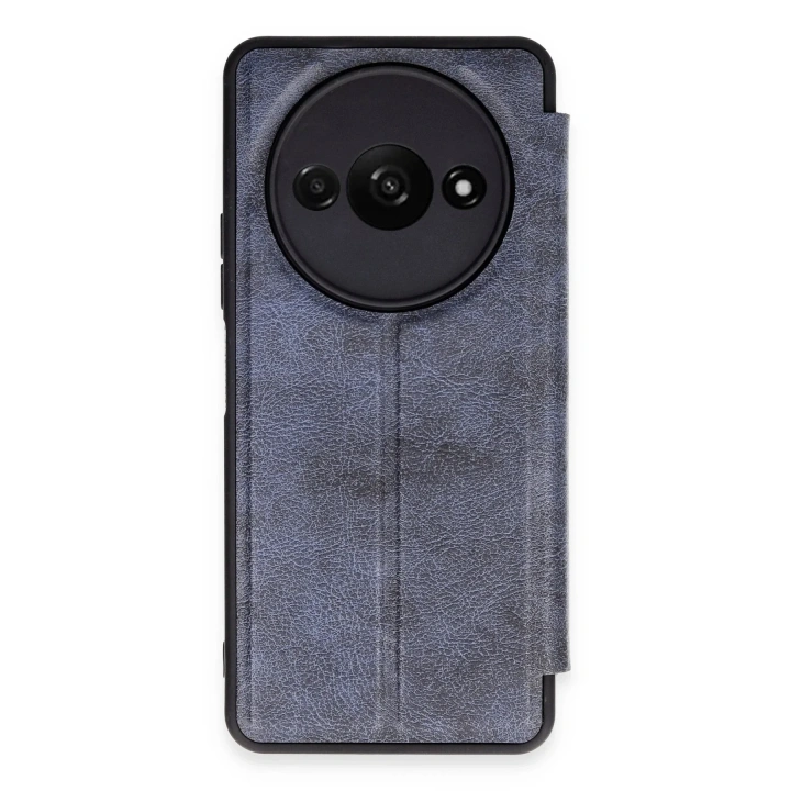 Mey İthalat®   Redmi A3 4G Kılıf Flip Cover - Lacivert