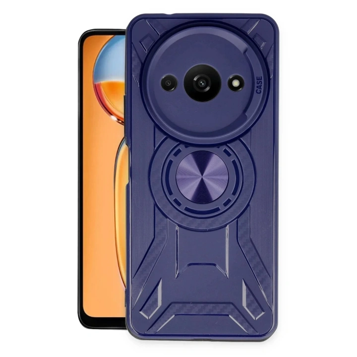 Mey İthalat®   Redmi A3 4G Kılıf Lincoln Silikon - Lacivert