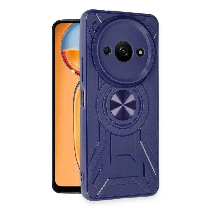 Mey İthalat®   Redmi A3 4G Kılıf Lincoln Silikon - Lacivert