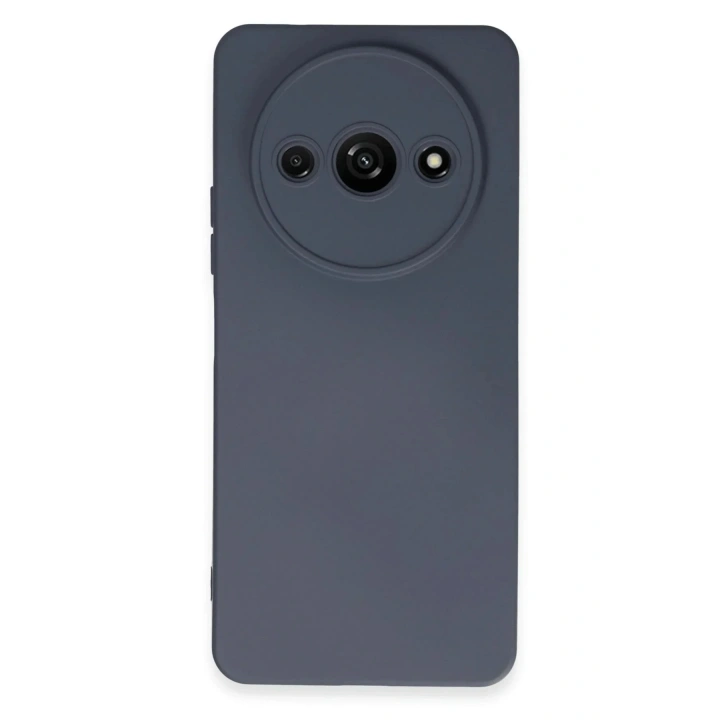Mey İthalat®   Redmi A3 4G Kılıf Nano içi Kadife Silikon - Gri