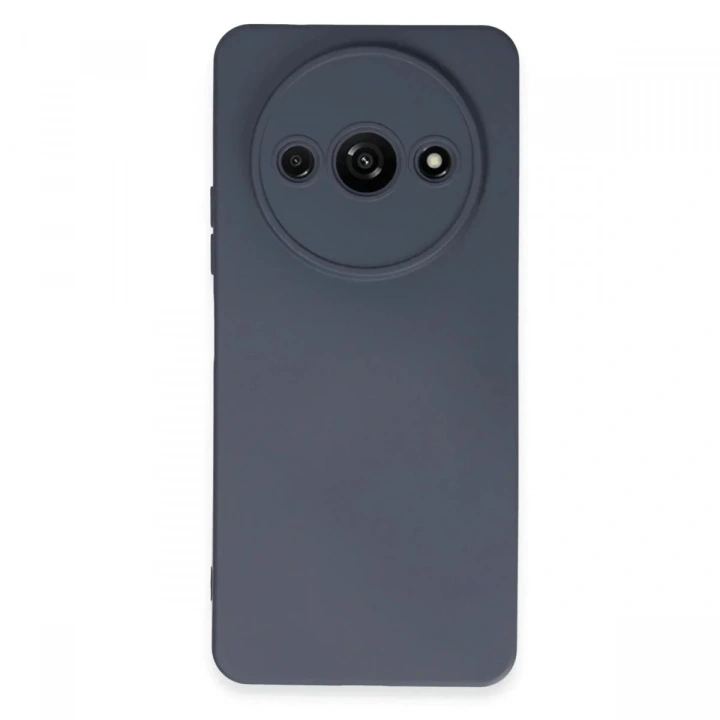 Mey İthalat®   Redmi A3 4G Kılıf Nano içi Kadife Silikon - Gri