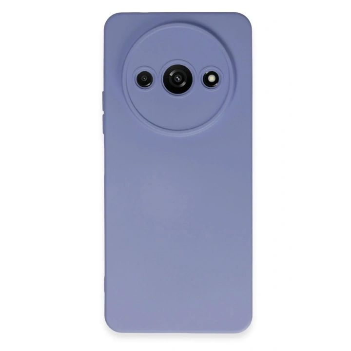Mey İthalat®   Redmi A3 4G Kılıf Nano içi Kadife Silikon - Lila