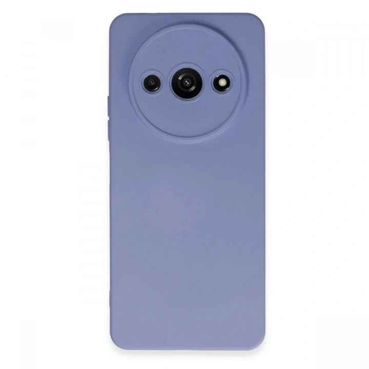 Mey İthalat®   Redmi A3 4G Kılıf Nano içi Kadife Silikon - Lila