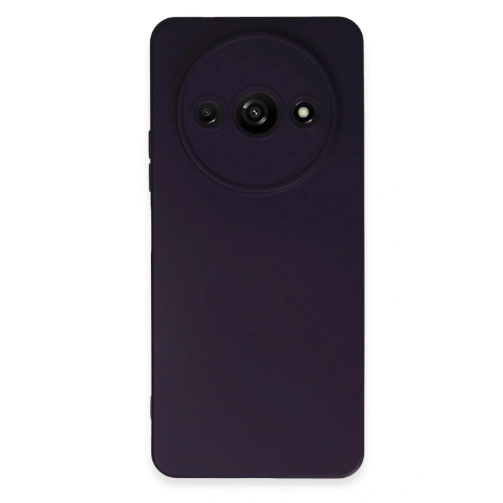 Mey İthalat®   Redmi A3 4G Kılıf Nano içi Kadife Silikon - Mor