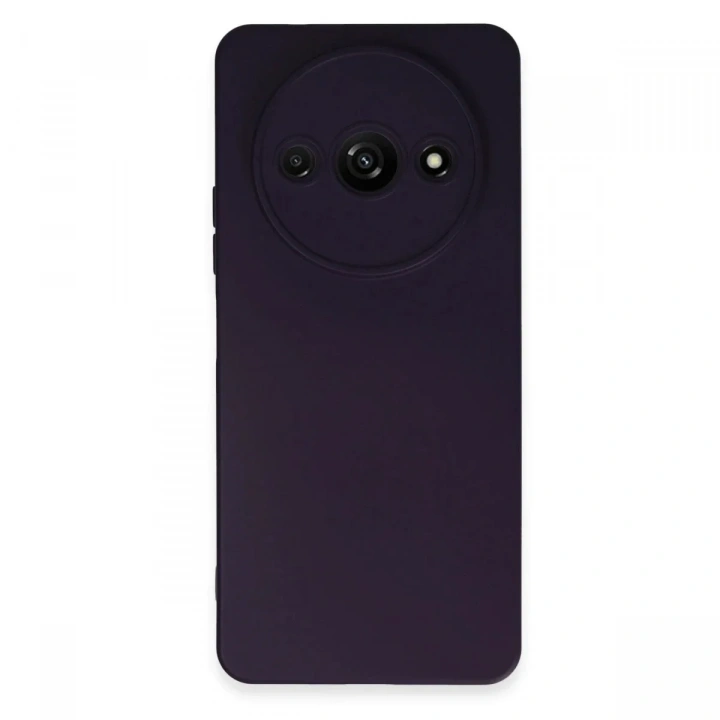 Mey İthalat®   Redmi A3 4G Kılıf Nano içi Kadife Silikon - Mor