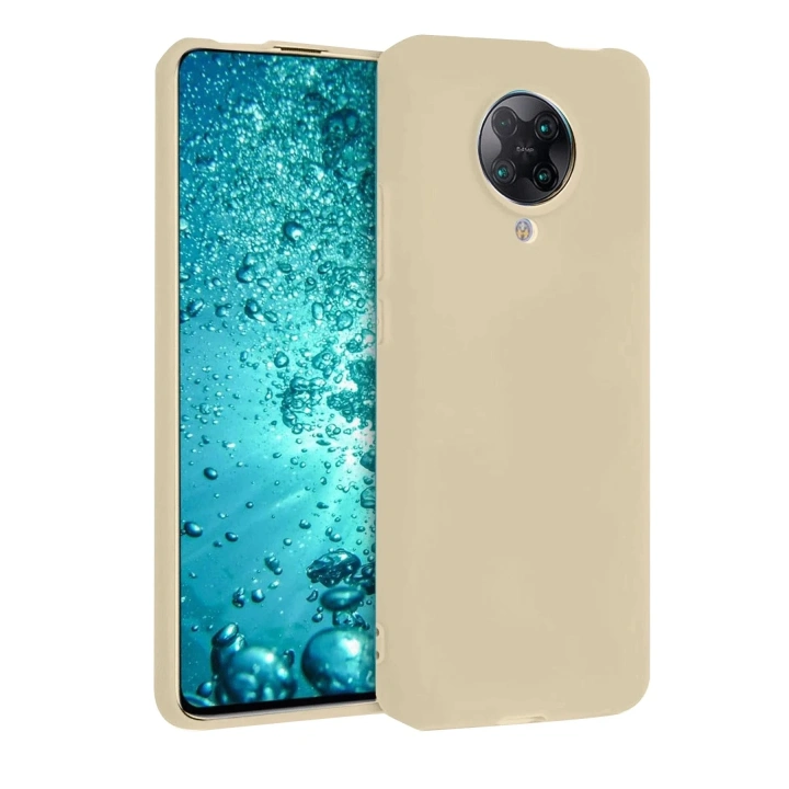 Mey İthalat®   Redmi K30 Pro Kılıf Nano içi Kadife Silikon - Kemik