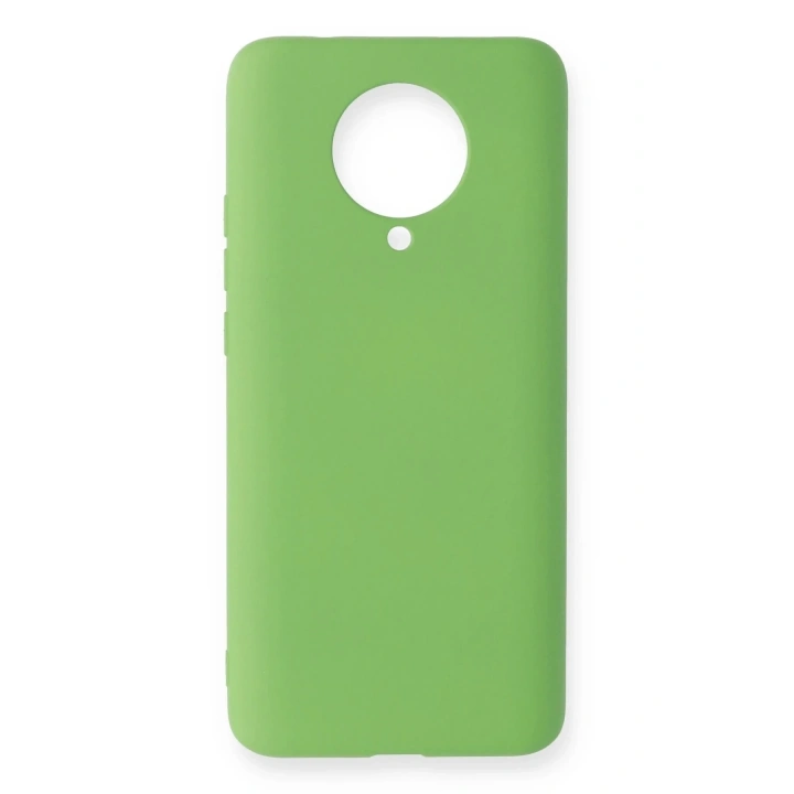 Mey İthalat®   Redmi K30 Pro Kılıf Nano içi Kadife Silikon - Yeşil
