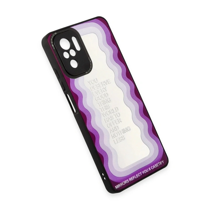 Mey İthalat®   Redmi Note 10 Kılıf Mirror Desenli Kapak - Mirror - 5
