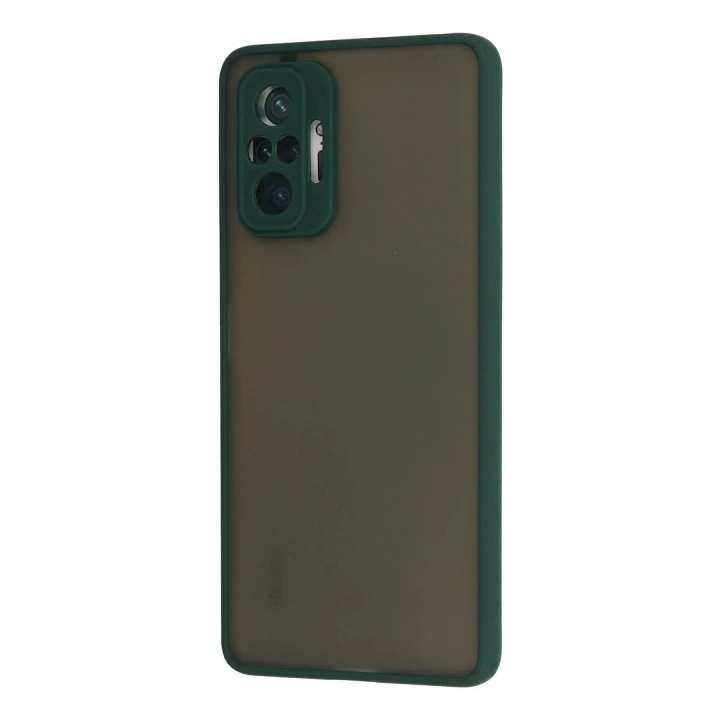 Mey İthalat®   Redmi Note 10 Pro Kılıf Montreal Silikon Kapak - Yeşil
