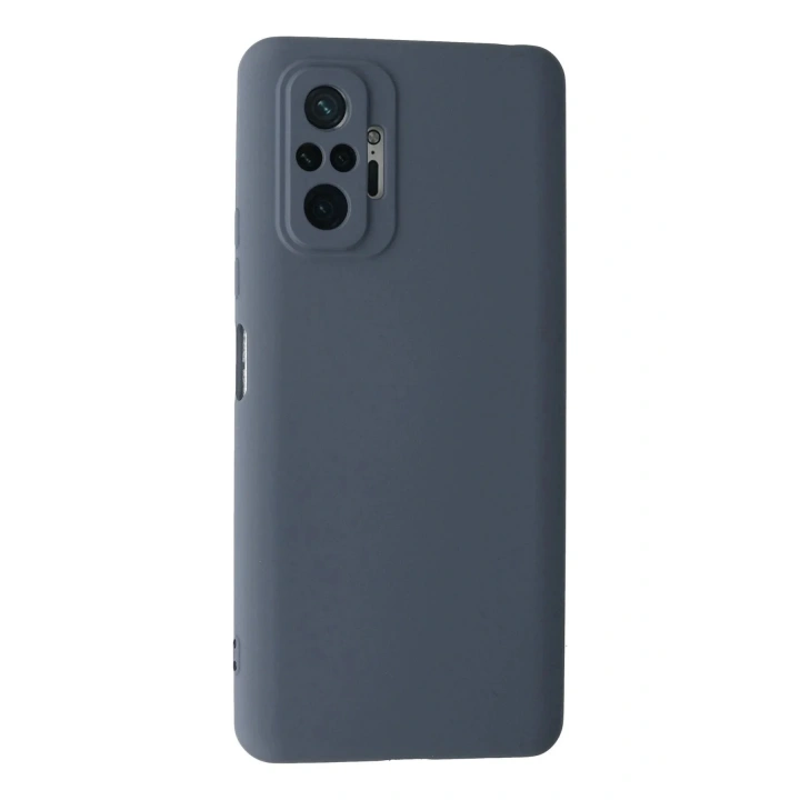 Mey İthalat®   Redmi Note 10 Pro Kılıf Nano içi Kadife Silikon - Gri
