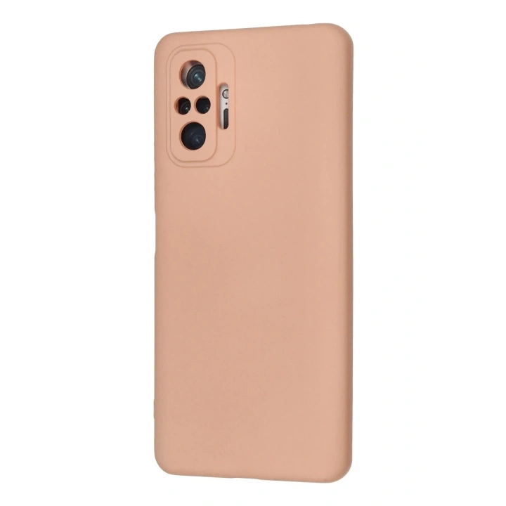Mey İthalat®   Redmi Note 10 Pro Kılıf Nano içi Kadife Silikon - Pudra