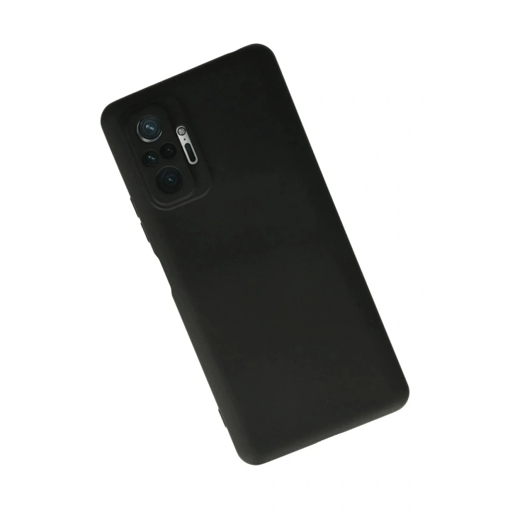 Mey İthalat®   Redmi Note 10 Pro Kılıf Nano içi Kadife Silikon - Siyah