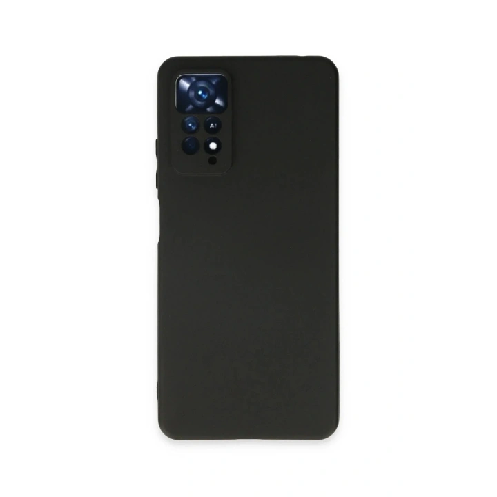 Mey İthalat®   Redmi Note 11 Kılıf First Silikon - Siyah