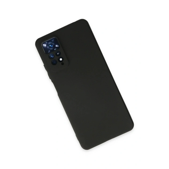 Mey İthalat®   Redmi Note 11 Kılıf First Silikon - Siyah