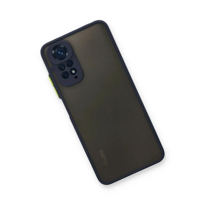 Mey İthalat®   Redmi Note 11 Kılıf Montreal Silikon Kapak - Lacivert