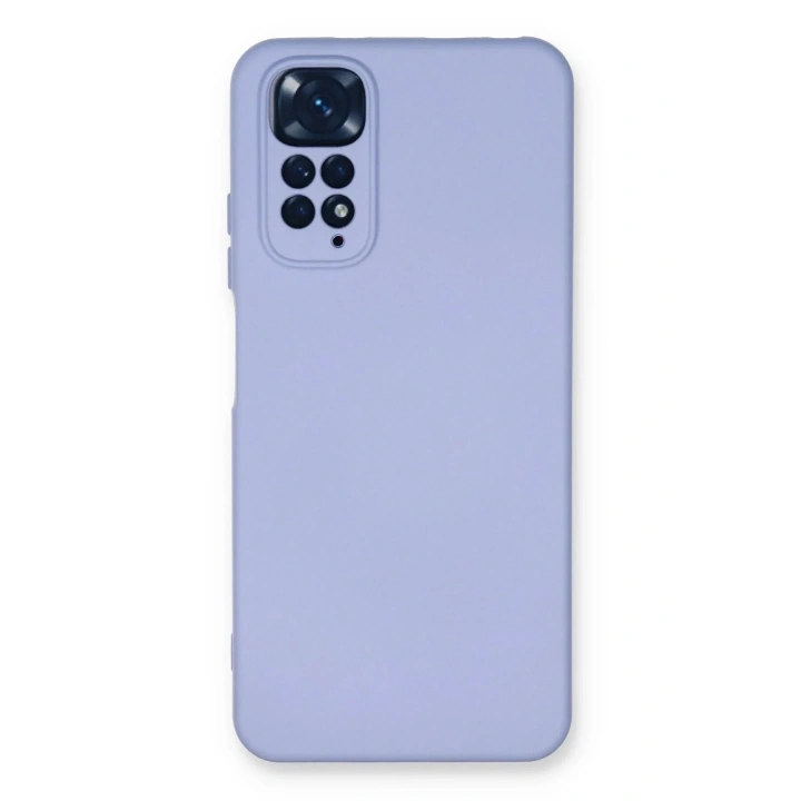 Mey İthalat®   Redmi Note 11 Kılıf Nano içi Kadife Silikon - Lila
