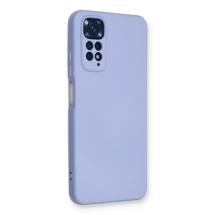 Mey İthalat®   Redmi Note 11 Kılıf Nano içi Kadife Silikon - Lila