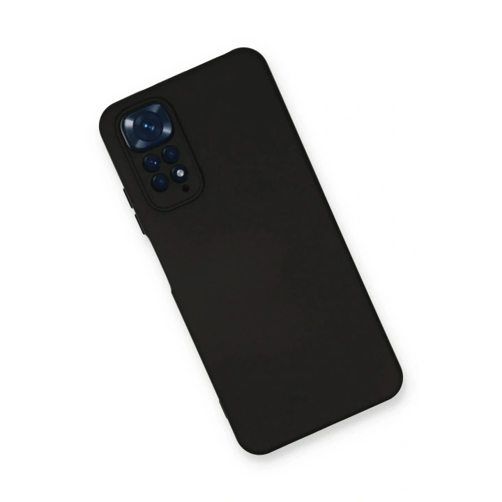 Mey İthalat®   Redmi Note 11 Kılıf Nano içi Kadife Silikon - Siyah