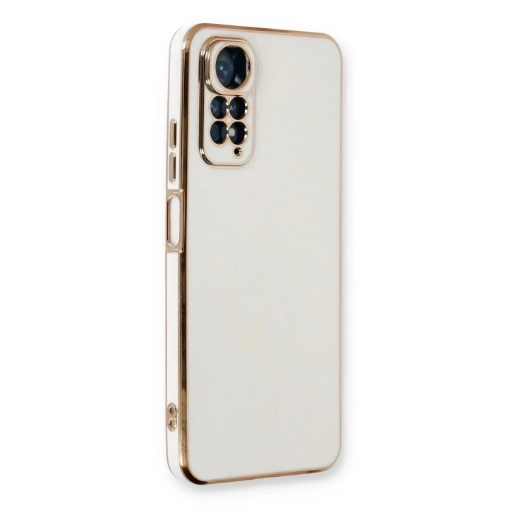 Mey İthalat®   Redmi Note 11 Kılıf Volet Silikon - Beyaz
