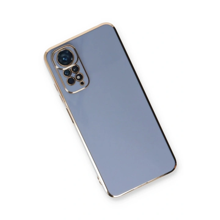 Mey İthalat®   Redmi Note 11 Kılıf Volet Silikon - Mavi