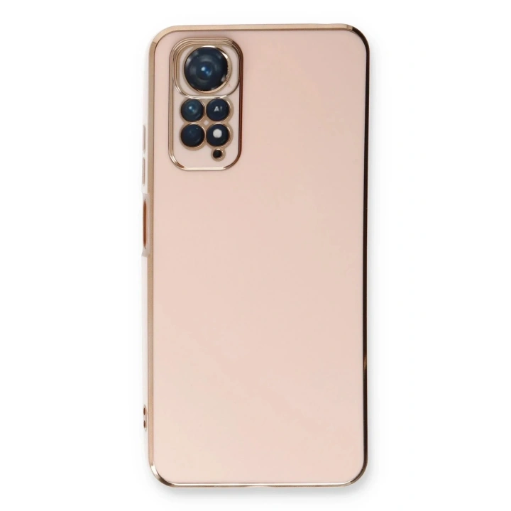 Mey İthalat®   Redmi Note 11 Kılıf Volet Silikon - Pembe