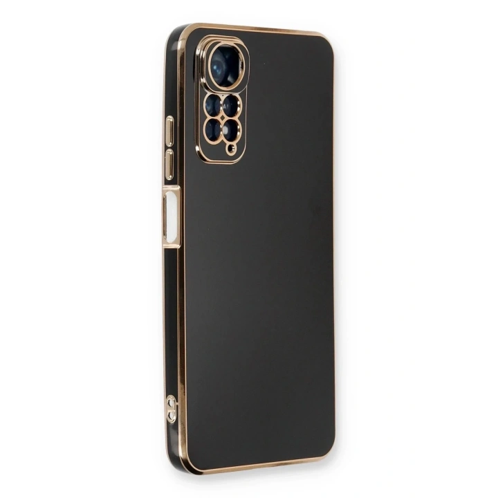 Mey İthalat®   Redmi Note 11 Kılıf Volet Silikon - Siyah