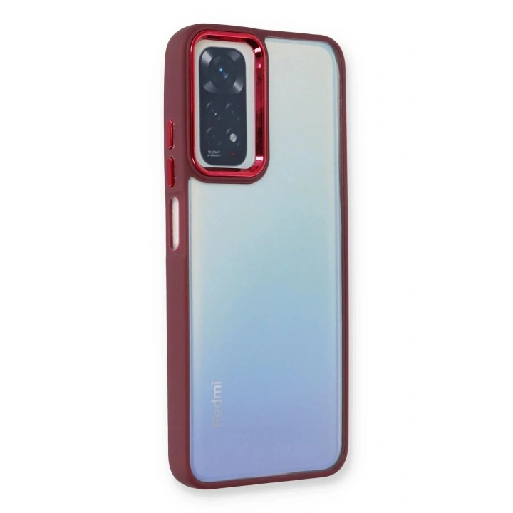 Mey İthalat®   Redmi Note 11 Pro Kılıf Dora Kapak - Kırmızı