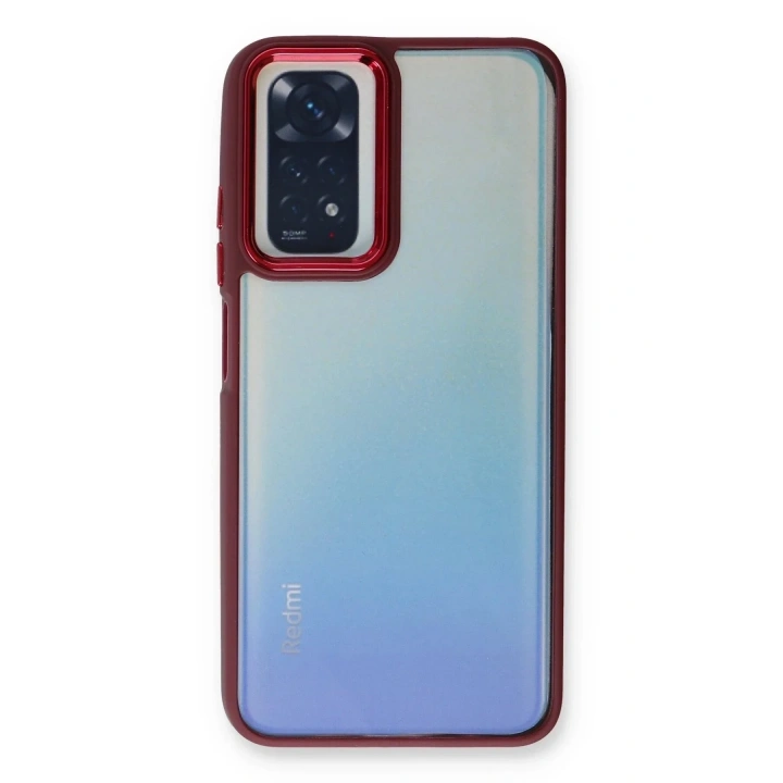 Mey İthalat®   Redmi Note 11 Pro Kılıf Dora Kapak - Kırmızı